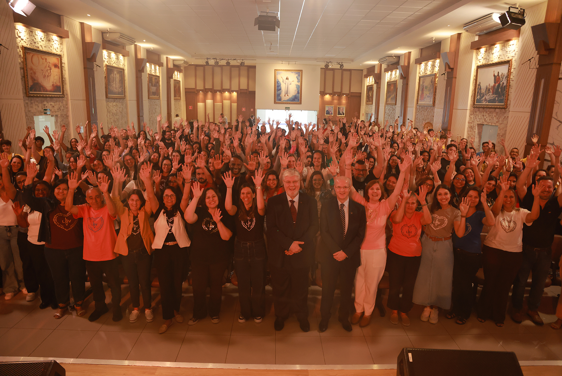 Presidente da LBV se reúne com os educadores da Instituição, em São Paulo/SP