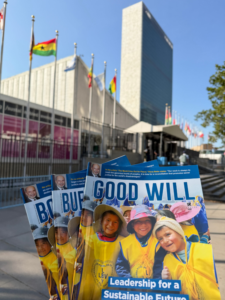 LBV compartilha boas práticas socioeducacionais e humanitárias em evento na ONU